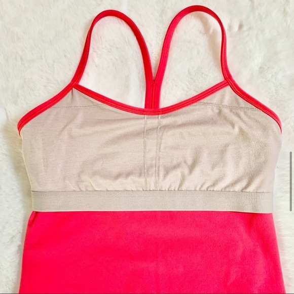 SOLD Lululemon Power Y Tank Electric Coral - Picture 14 of 15